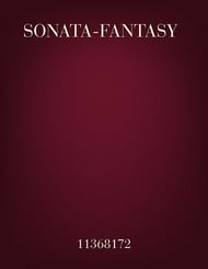 Sonata-Fantasy, for Violin and Piano E Print cover Thumbnail